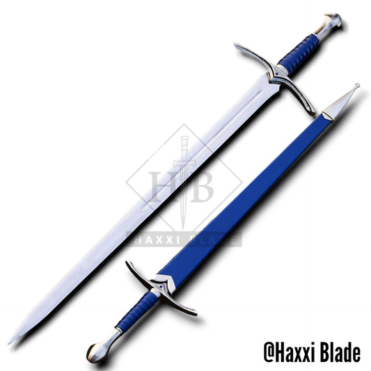 Haxxi Blade Glamdring Sword Foe-hammer and the Beater Sword of Gandalf Blue Edition