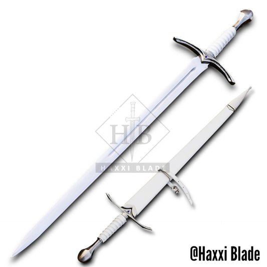 Haxxi Blade Glamdring Sword Foe-hammer and the Beater Sword of Gandalf WHITE Edition