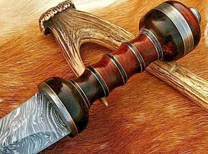 32" Handmade Damascus Steel Gladiator Roman Empire Gladius Medieval Greek Sword