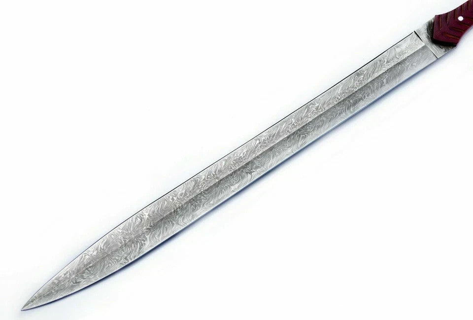 CUSTOM HANDMADE HAND FORGED DAMASCUS STEEL GLADIUS SWORD DAGGER VIKING SWORD EDC