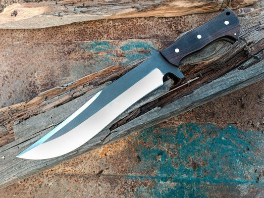 Custom Handmade Carbon Steel Blade Survival Bowie Knife | Hunting Knife Camping