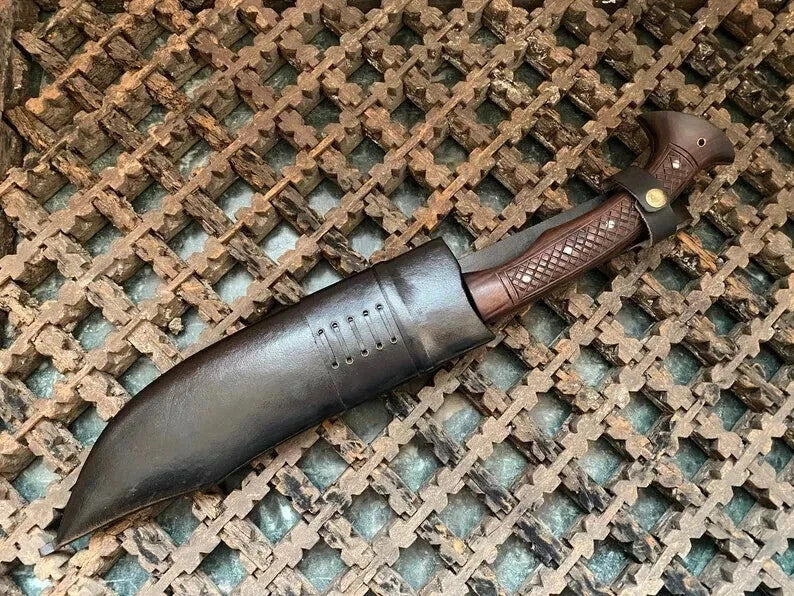 Custom Handmade Carbon Steel Blade Survival Machete Sword| Hunting Sword Camping