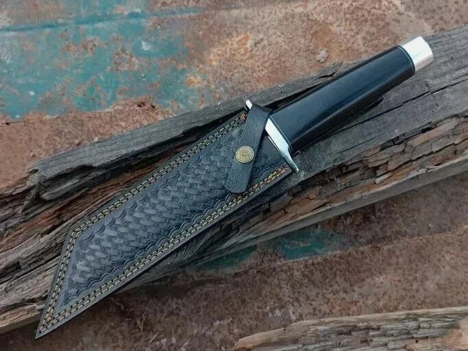JAPANESE STYLE TANTO KNIFE | Full Tang Handmade D2 Steel Survival Hunting Knife
