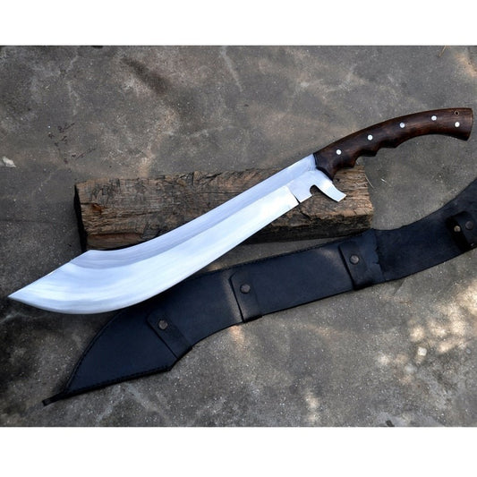 Custom Handmade Carbon Steel Blade Kukri Machete Sword | Hunting Sword Camping
