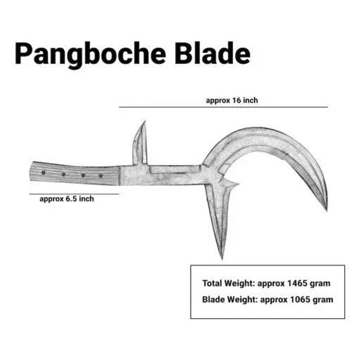 22″ Custom Handmade Carbon Steel Hunga Munga African hunting Pangboche Knife