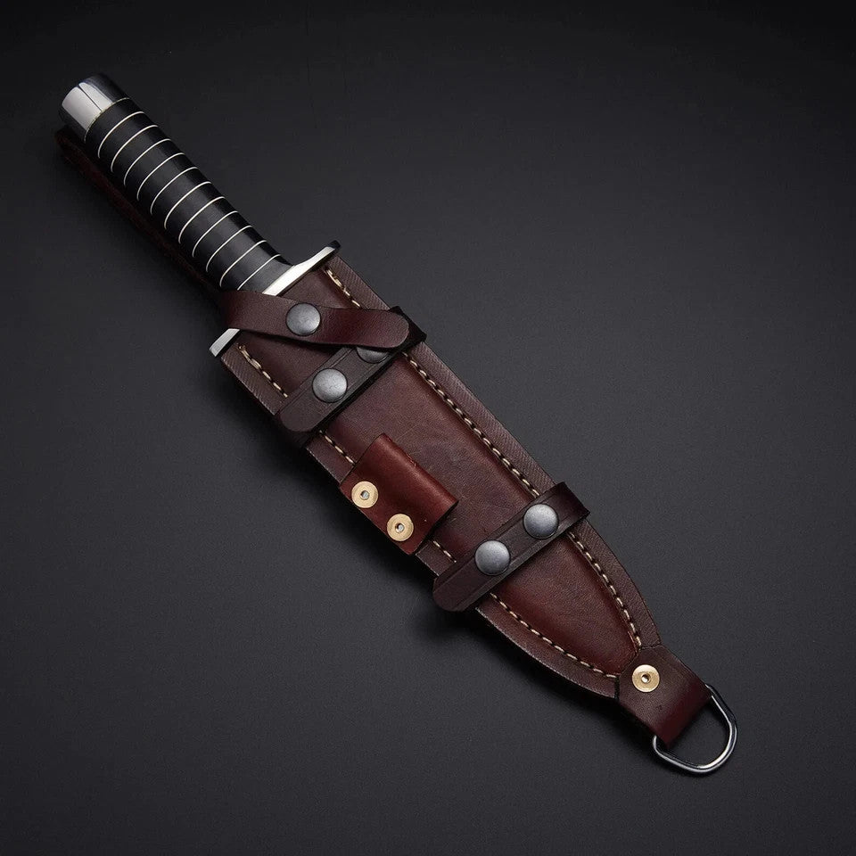 Hand Forged Carbon Steel Hunting Medieval Camping Dagger Knife Hunting Knife EDC