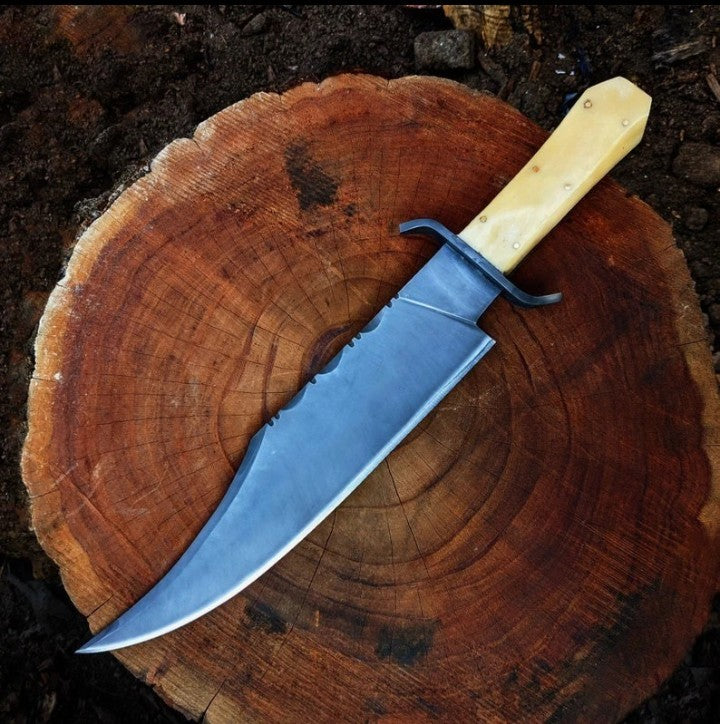 Custom Handmade Carbon Steel Blade Juan Padillo Knife | Hunting Knife Camping