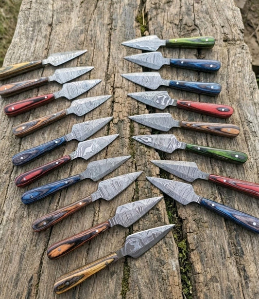 LOT OF 20 PCS Handmade DAMASCUS STEEL Hunting Bozam Dagger Knife W/SHEATH,,