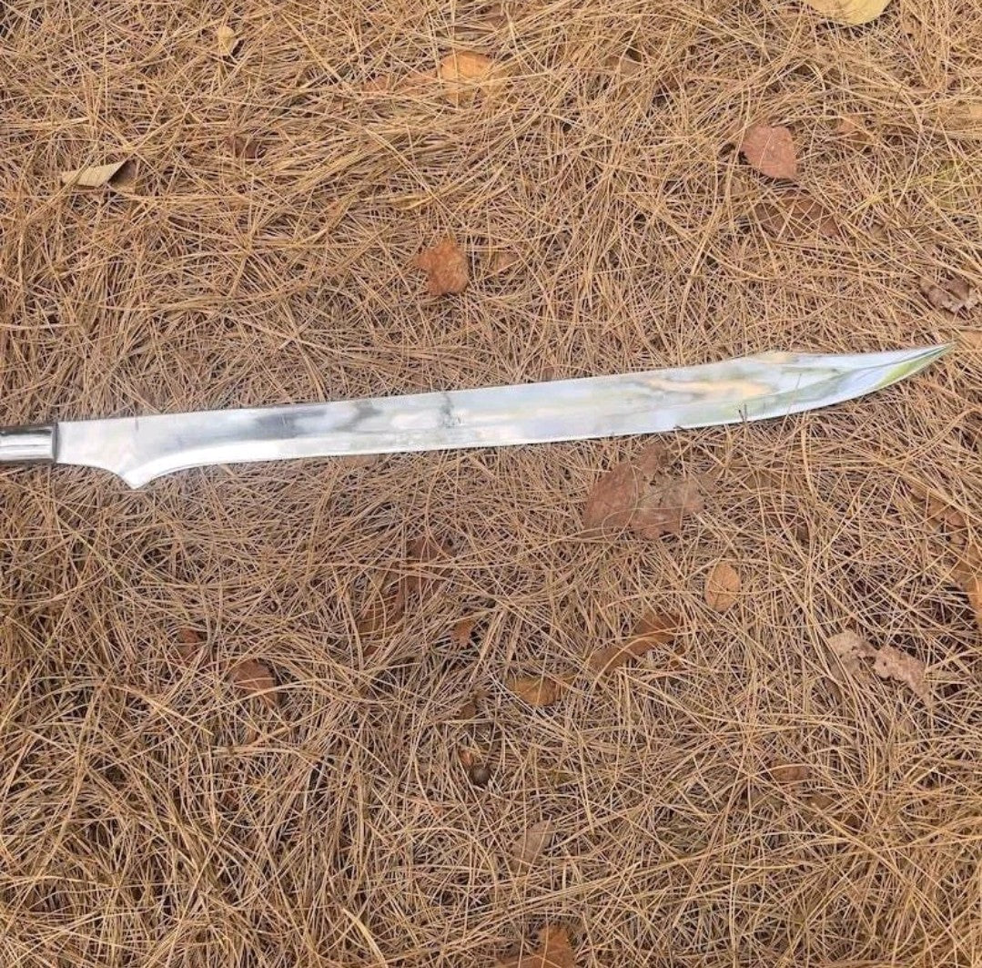 Custom Handmade Carbon Steel Blade Scimitar Viking Sword Hunting Sword Camping