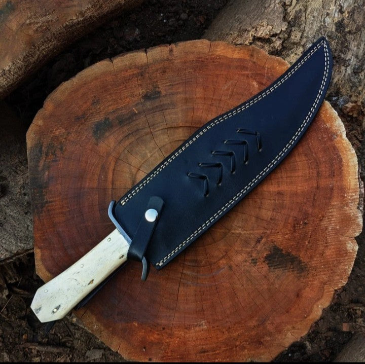 Custom Handmade Carbon Steel Blade Juan Padillo Knife | Hunting Knife Camping
