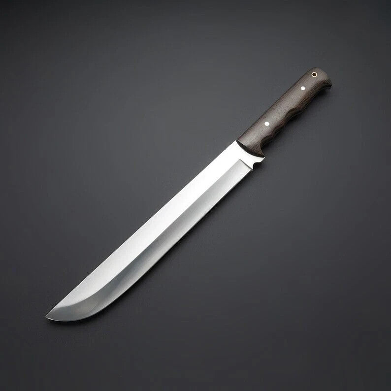 CUSTOM HANDMADE STEEL HUNTING KNIFE CAMPING SURVIVAL MACHETE BOWIE KNIFE SWORD