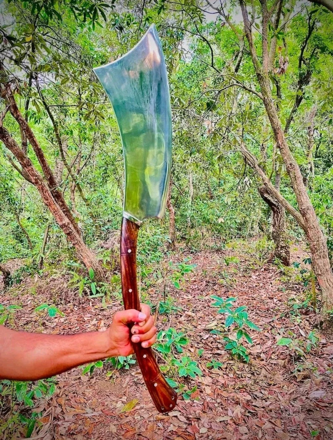 Custom Handmade Carbon Steel Blade Villagers Machete Sword | Hunting 32 inches