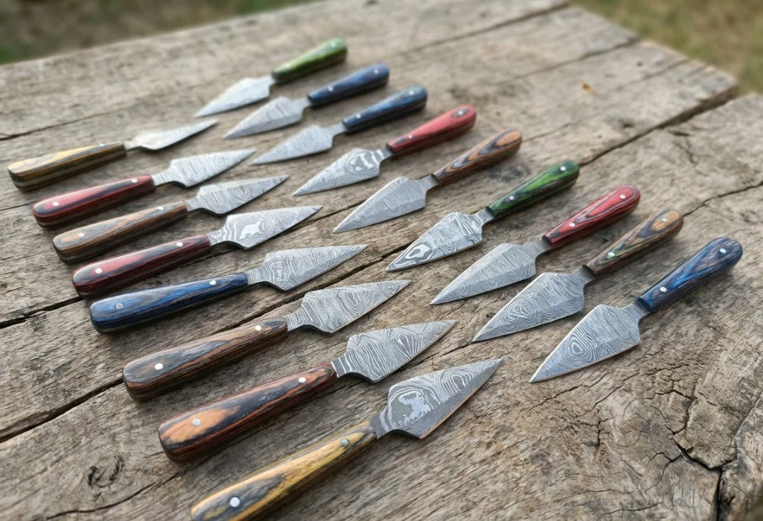 LOT OF 20 PCS Handmade DAMASCUS STEEL Hunting Bozam Dagger Knife W/SHEATH,,
