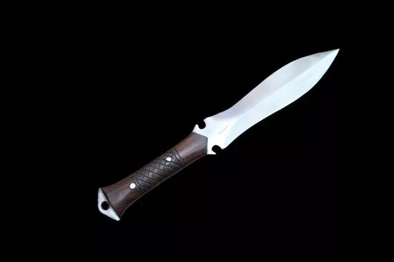 Custom Handmade Carbon Steel Survival Dagger Machete Sword Hunting Knife Camping