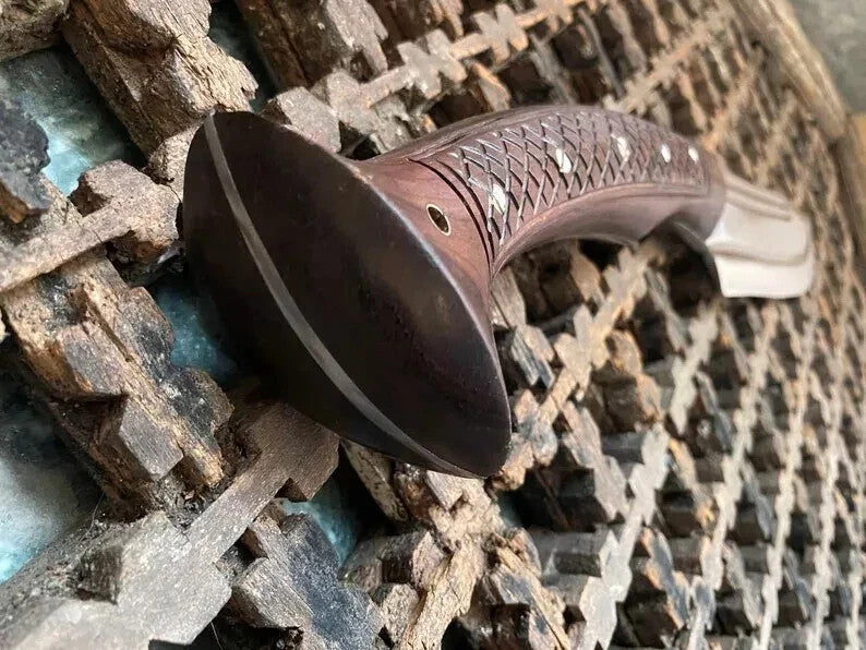 Custom Handmade Carbon Steel Blade Survival Machete Sword| Hunting Sword Camping