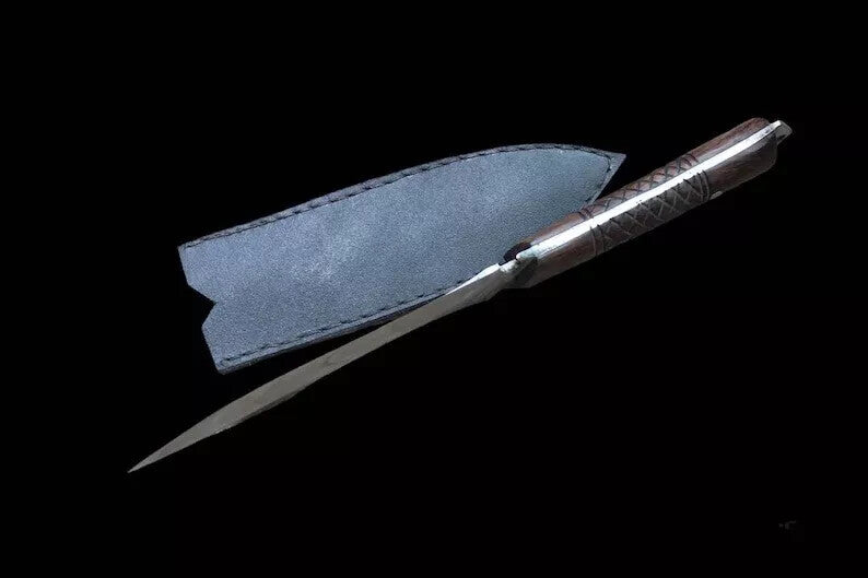 Custom Handmade Carbon Steel Survival Dagger Machete Sword Hunting Knife Camping