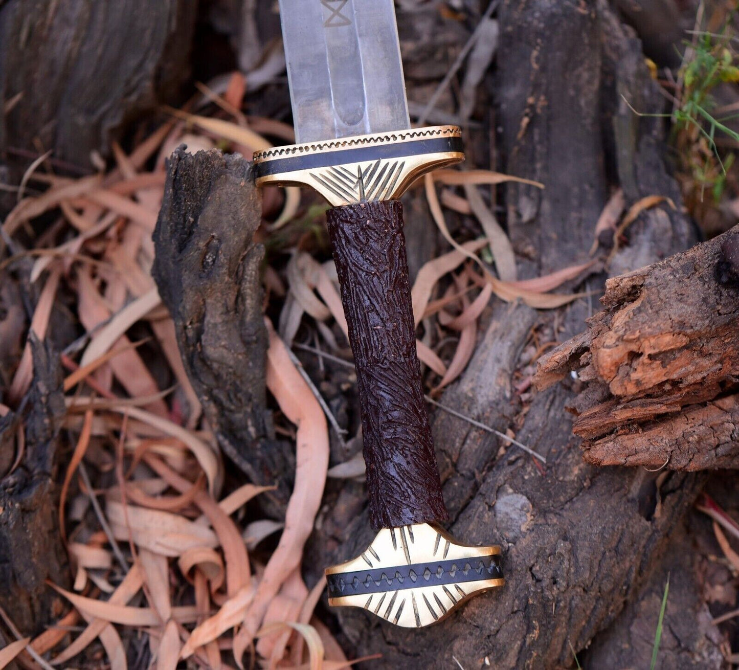 CUSTOM HANDMADE DAMASCUS STEEL BATTLE READY SWORD VIKING SWORD COMBAT SWORD
