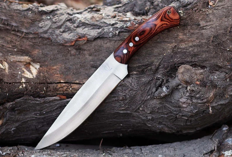 Custom Handmade D2 Steel Blade Survival Machete Knife - Hunting Knife Camping