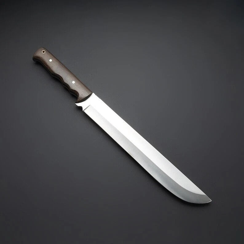 CUSTOM HANDMADE STEEL HUNTING KNIFE CAMPING SURVIVAL MACHETE BOWIE KNIFE SWORD