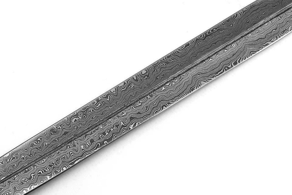 Premium Hand Forged Damascus Steel Hunting Battle Ready Medieval Roman Sword