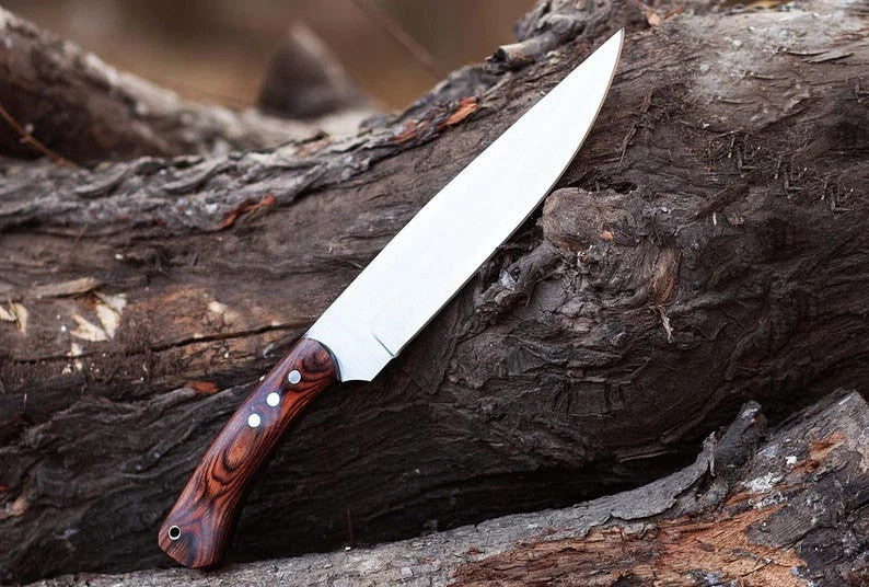 Custom Handmade D2 Steel Blade Survival Machete Knife - Hunting Knife Camping