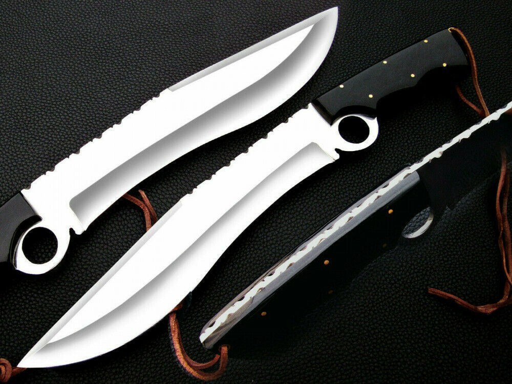 Custom Handmade Carbon Steel Blade Gurkha Kukri Knife | Hunting Knife Camping