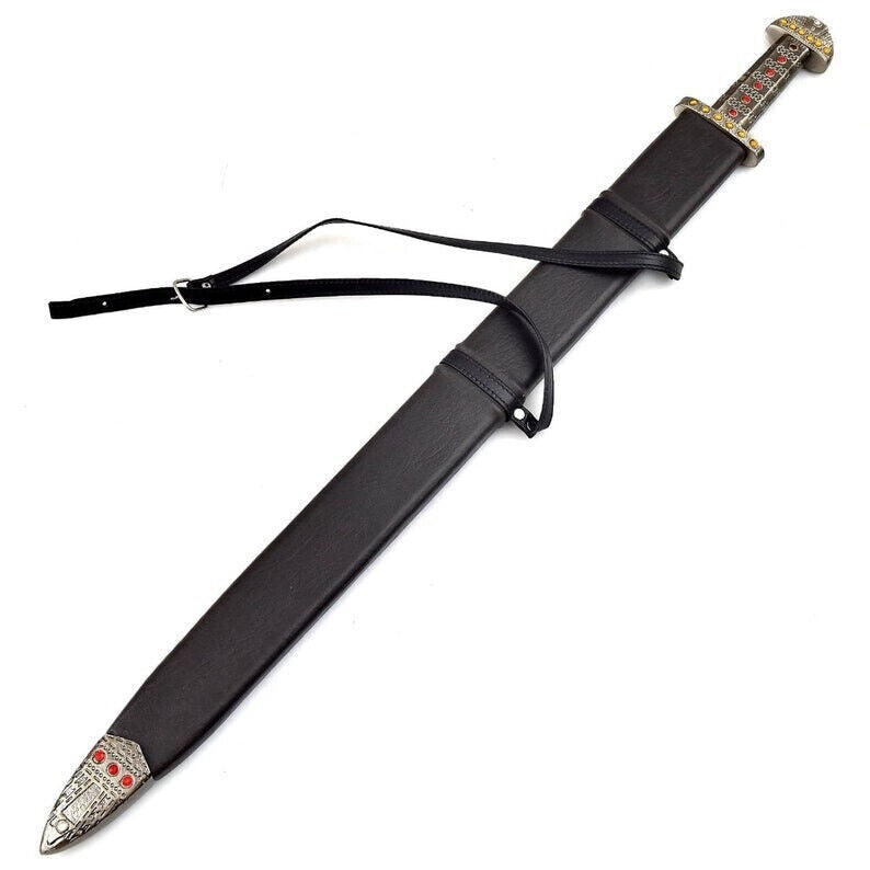 Viking Sword of King Ragnar Lothbrok, Vikings Ragnar,Battle Ready Medieval Sword