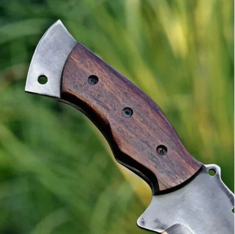 Custom Handmade Carbon Steel Blade Survival Machete Knife| Hunting Knife Camping