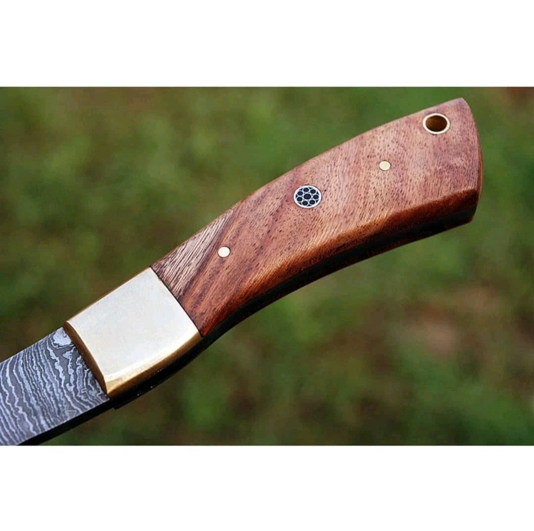 CUSTOM HANDMADE Damascus Steel VIKING HATCHET TOMAHAWK HUNTING AXE  CAMPING AXE
