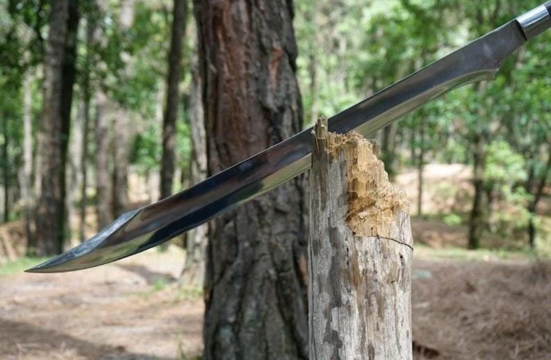 Custom Handmade Carbon Steel Blade Scimitar Viking Sword Hunting Sword Camping