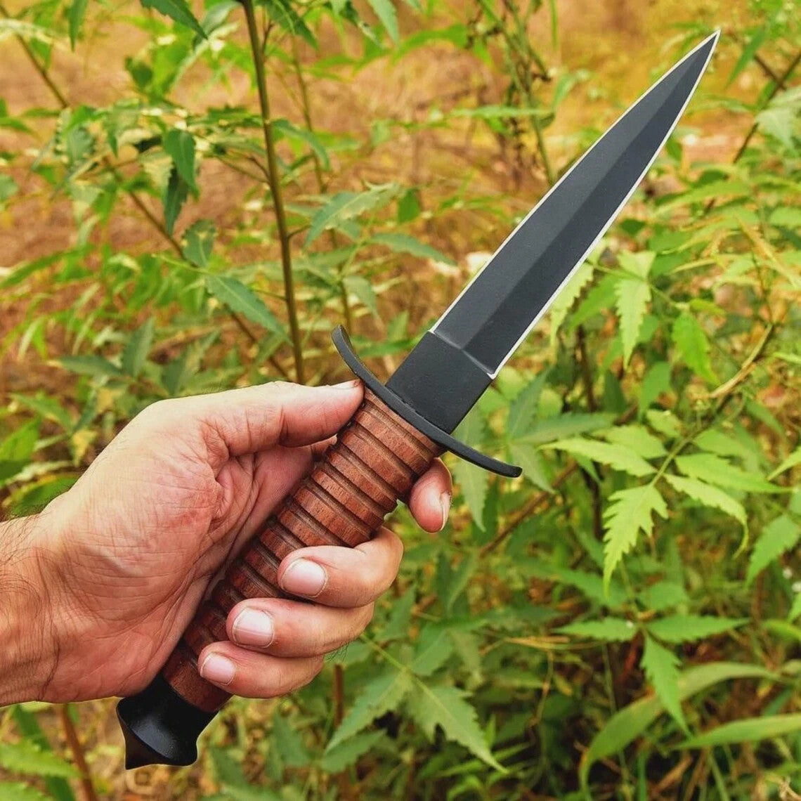 British Army Fairbairn Sykes Commando Dagger Knife Hunting Dagger With Sheath