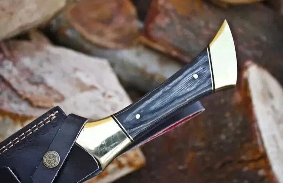 Custom Handmade Carbon Steel Blade Survival Machete Knife| Hunting Knife Camping