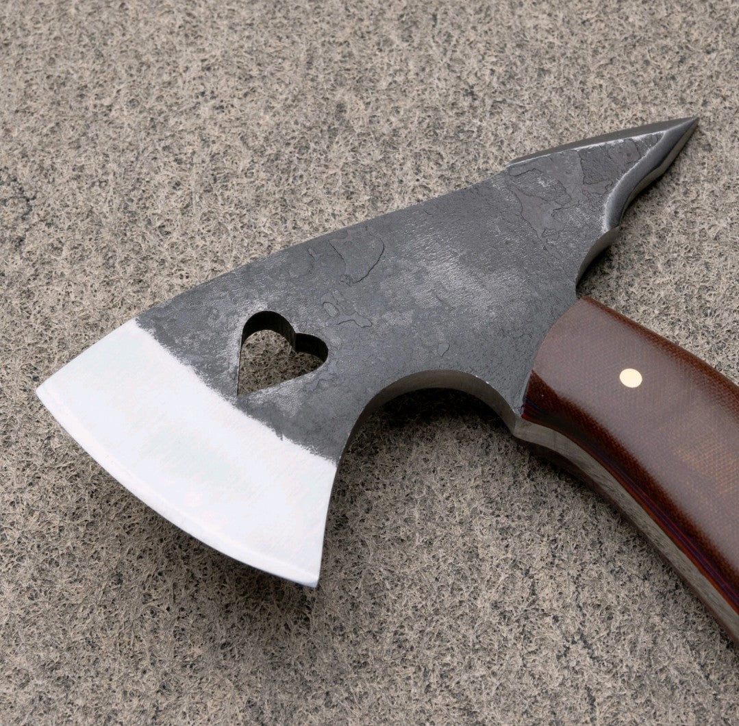 HANDMADE 13" CARBON STEEL REPLICA FULL TANG AXE TOMAHAWK AXE HATCHET RnD SAYOC
