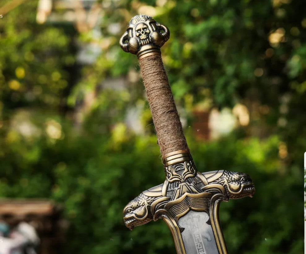Conan The Barbarian Atlantean Sword Replica Sword Carbon Steel Sword With Sheath