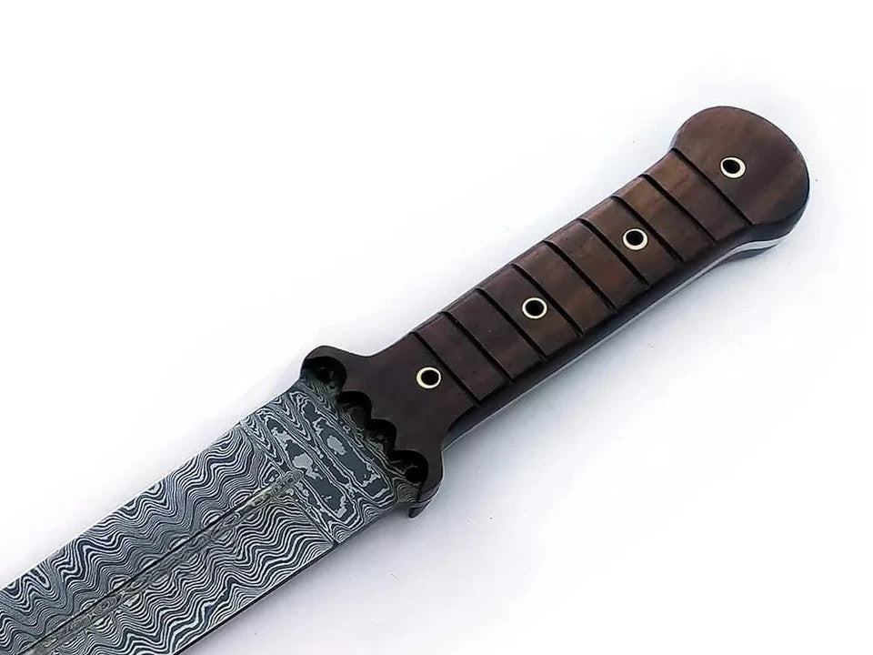 Custom Handmade Damascus Steel Blade Medieval Viking Sword Hunting Sword Camping