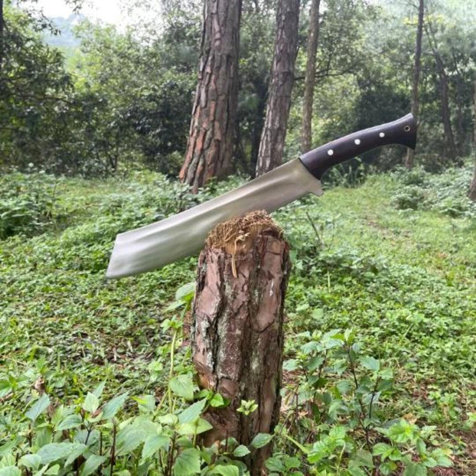 Custom Handmade Carbon Steel Blade Hefty Cleaver Knife | Hunting Knife Camping