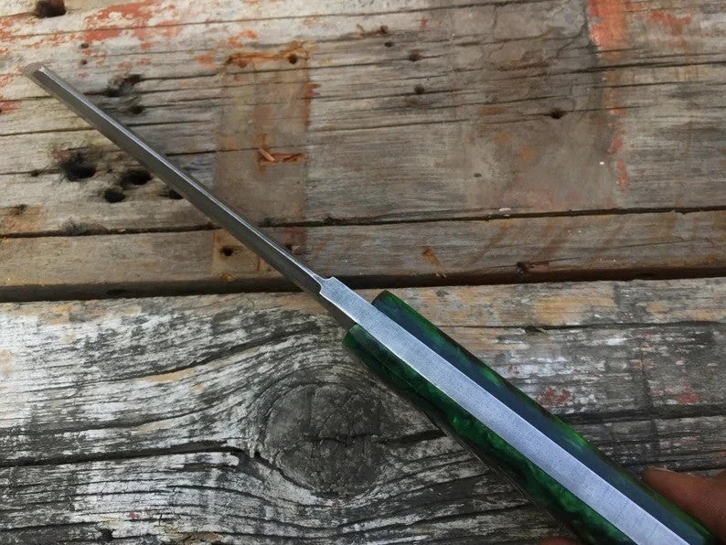 Custom Handmade Carbon Steel Blade Viking Seax Knife | Hunting Knife Camping