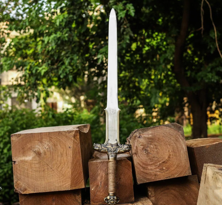 Conan The Barbarian Atlantean Sword Replica Sword Carbon Steel Sword With Sheath