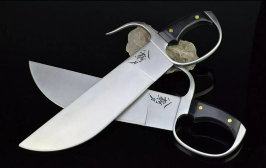 HandCrafted Damascus Steel Wing Chun Practice Randall style Blunt BLADES, Sword,
