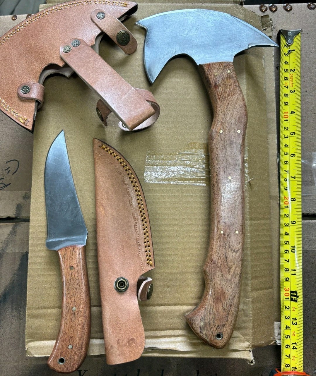 Terminal List Style AXE and Matching Knife with Sheath Tomahawk RnD WINKLER Axe