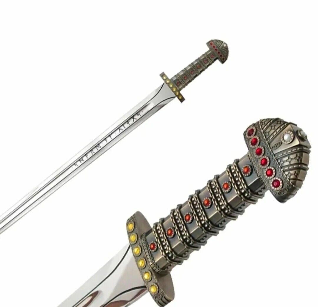 Viking Sword of King Ragnar Lothbrok, Vikings Ragnar,Battle Ready Medieval Sword