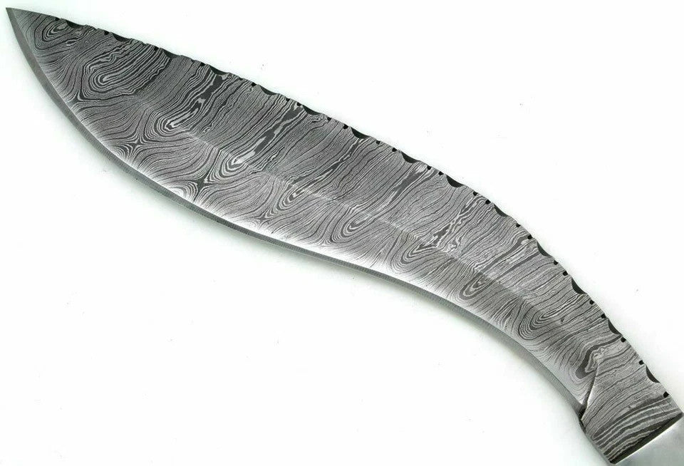 Custom Handmade Carbon Steel Blade Bowie Machete Kukri Hunting Knife Camping