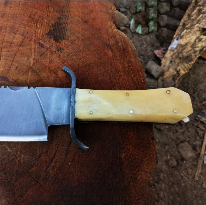 Custom Handmade Carbon Steel Blade Juan Padillo Knife | Hunting Knife Camping