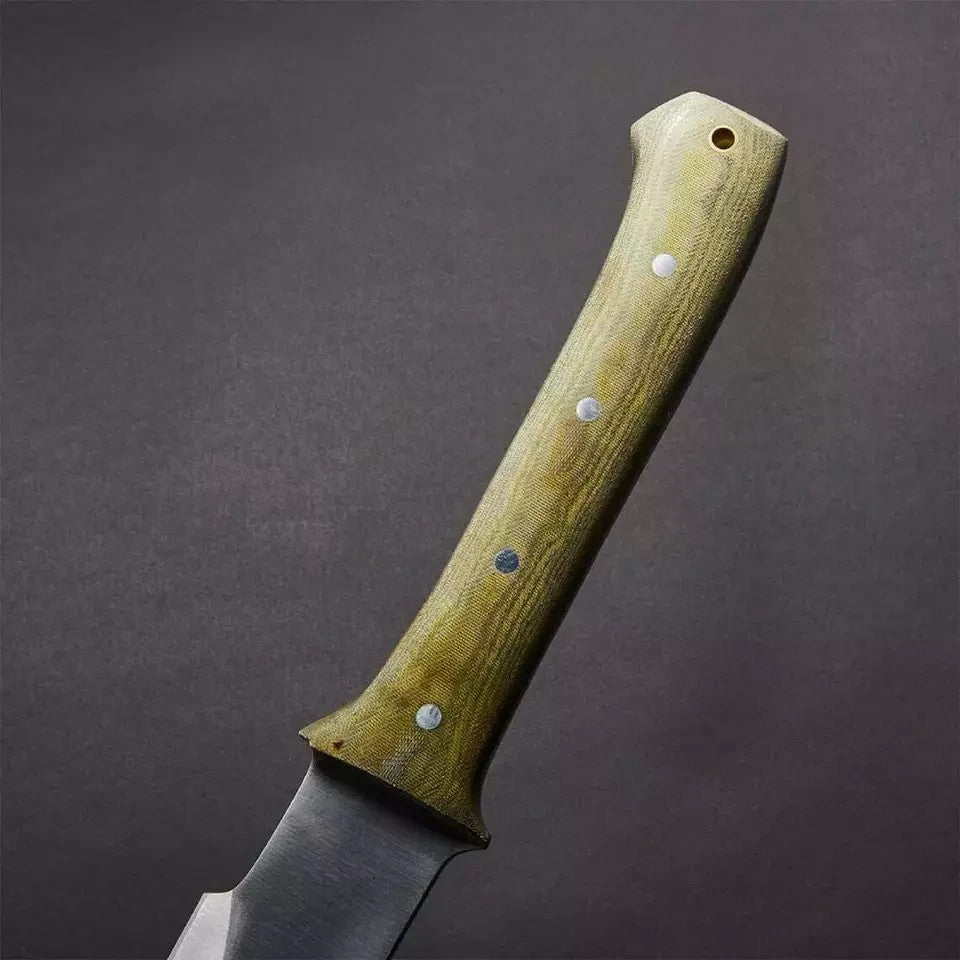 Custom Handmade Carbon Steel Blade Hunting Knife Bowie Knife Survival Machete