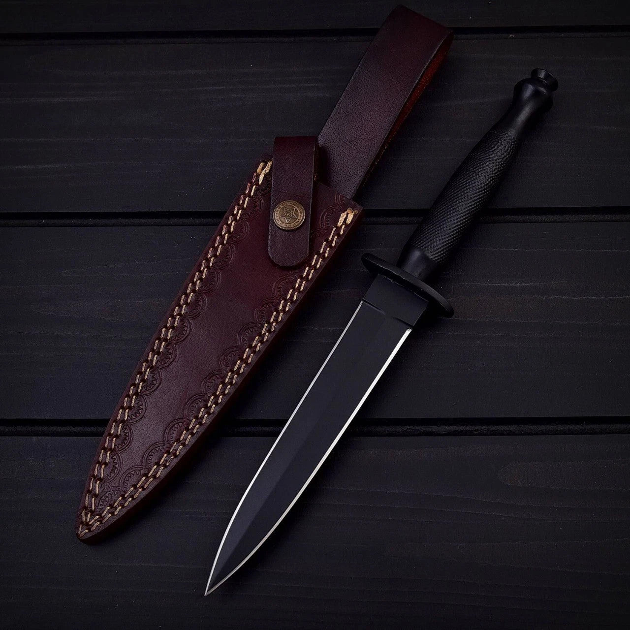British Army Fairbairn Sykes Commando Dagger Knife Hunting Dagger With Sheath