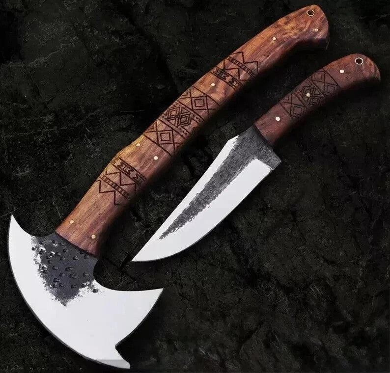 Custom Handmade Compatible Sayoc RnD Compact Axe Tomahawk Hatchet Full Tang Axe