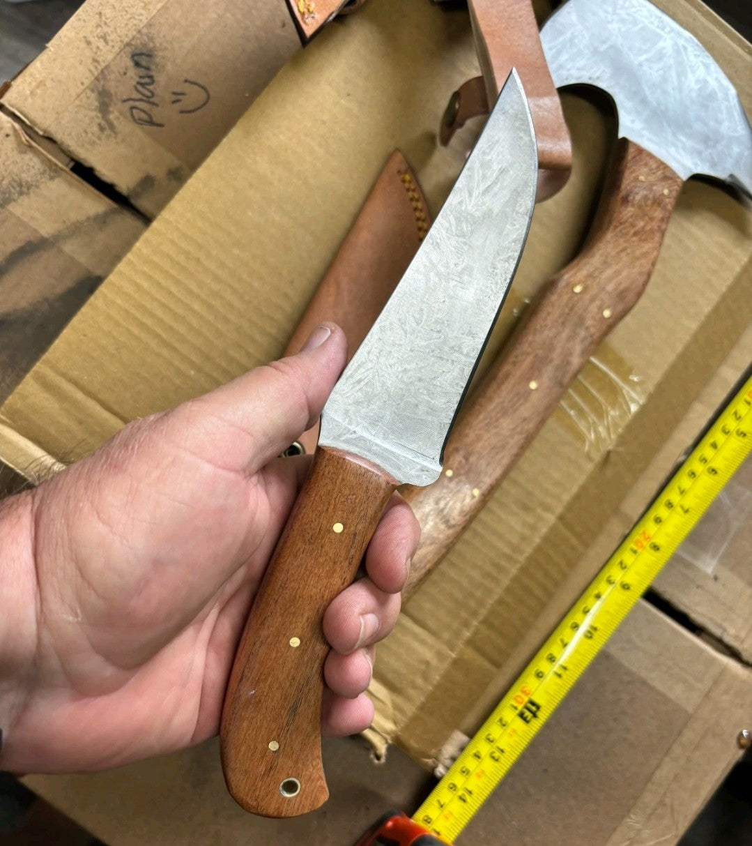 Terminal List Style AXE and Matching Knife with Sheath Tomahawk RnD WINKLER Axe