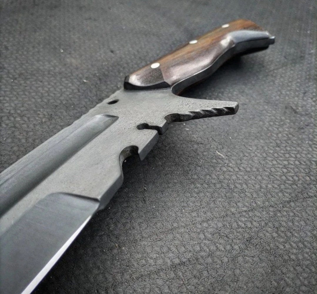 Custom Handmade Carbon Steel Blade Barong Machete Knife | Hunting Knife Camping