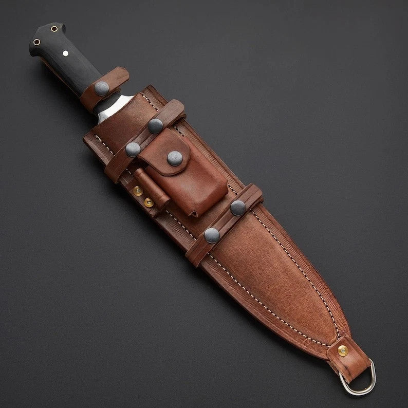Custom Handmade Carbon Steel Blade Nightstalker Sword | Hunting Sword | Camping