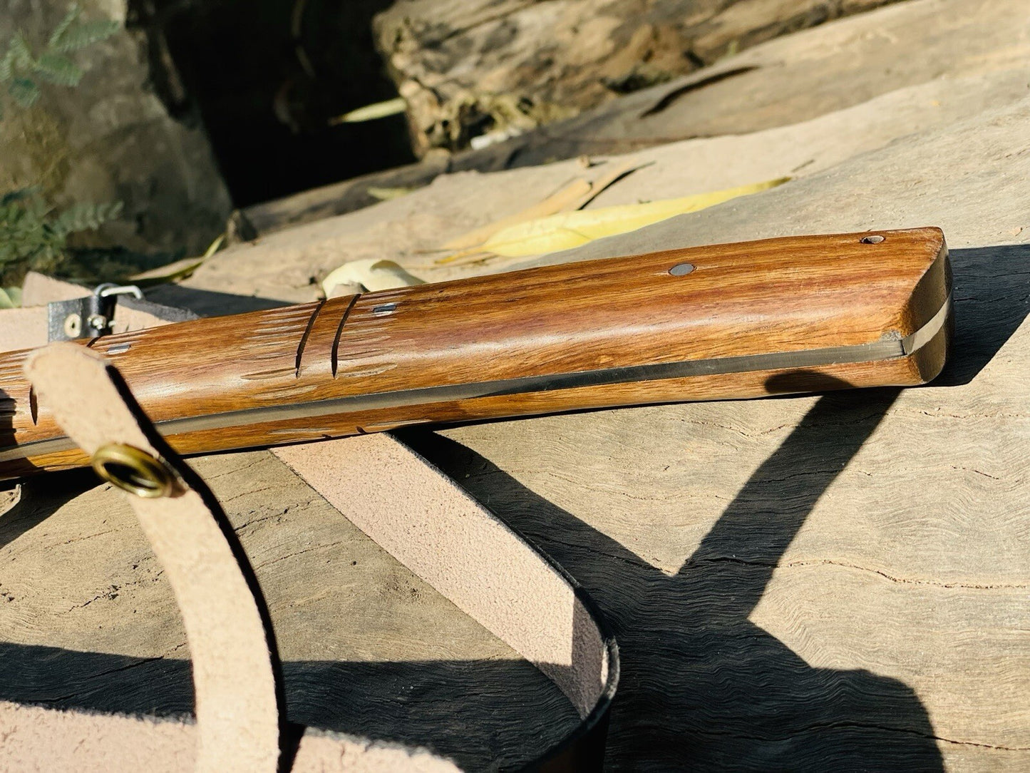 Custom Handmade Carbon Steel Blade Long Woodcutting Axe | Hunting Axe | Camping